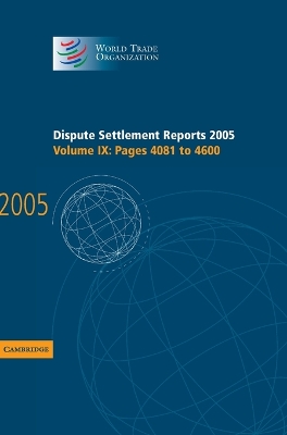 Dispute Settlement Reports 2005 book