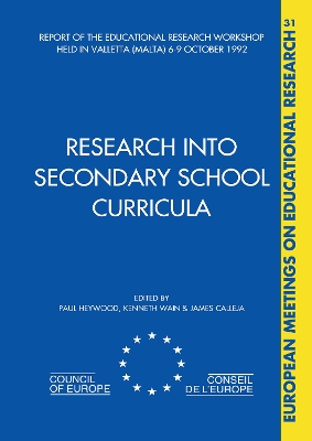 Research into Secondary School Curricula by Paul Heywood