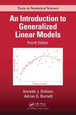 Introduction to Generalized Linear Models, Fourth Edition book