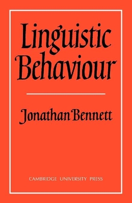 Linguistic Behaviour book