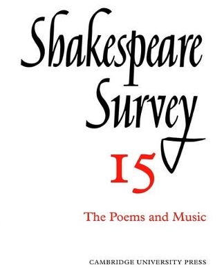 Shakespeare Survey by Allardyce Nicoll