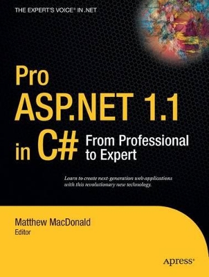 Pro ASP.NET 1.1 in C# book