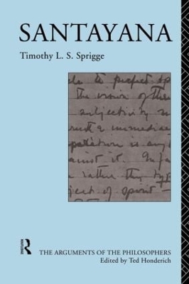 Santayana by Timothy L. S. Sprigge