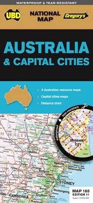 Australia & Cities Map 180 11th ed (waterproof) book