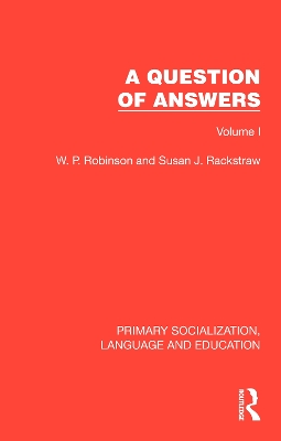 A Question of Answers: Volume I book