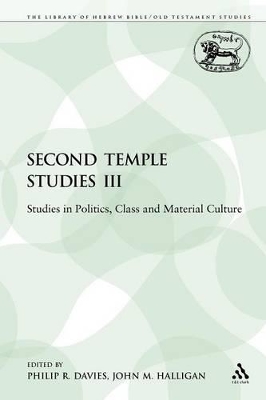 Second Temple Studies III book