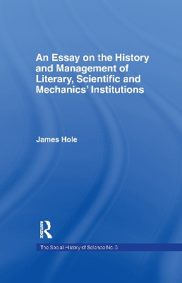 Essay on History and Management: Essay Hist Management by James Hole