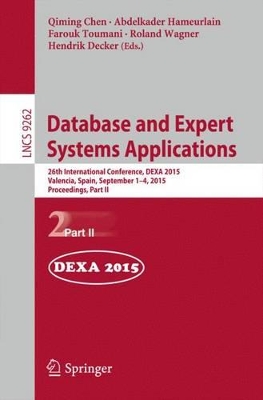 Database and Expert Systems Applications book