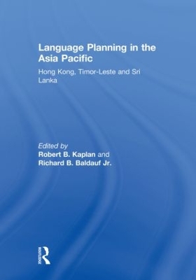 Language Planning in the Asia Pacific book