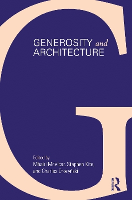 Generosity and Architecture book