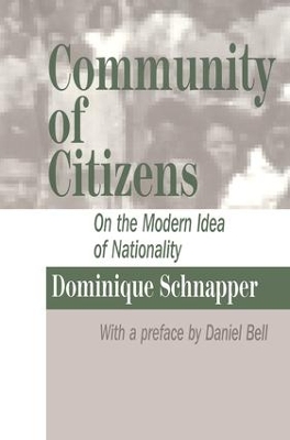 Community of Citizens by Dominique Schnapper