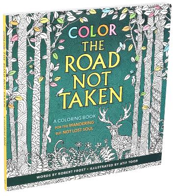 Color the Road Not Taken by Robert Frost