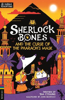 Sherlock Bones and the Curse of the Pharaoh’s Mask: A Puzzle Quest book
