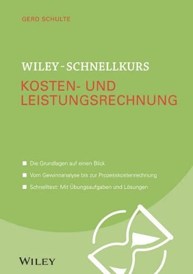 Wiley-Schnellkurs Kosten- und Leistungsrechnung book