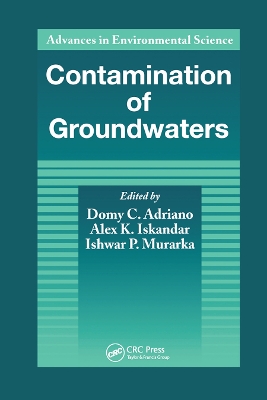 Contamination of Groundwaters by Domy C. Adriano