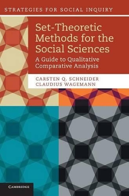 Set-Theoretic Methods for the Social Sciences book