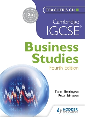 Cambridge IGCSE Business Studies 4th edition Teacher's CD by Peter Stimpson