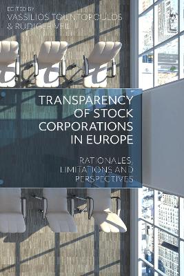 Transparency of Stock Corporations in Europe: Rationales, Limitations and Perspectives book