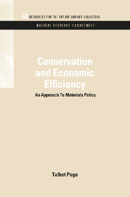 Conservation and Economic Efficiency book