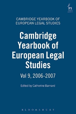 Cambridge Yearbook of European Legal Studies by Catherine Barnard