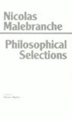 Malebranche: Philosophical Selections book