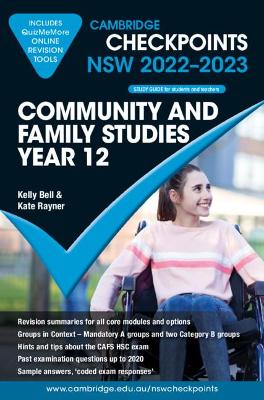 Cambridge Checkpoints NSW Community and Family Studies Year 12 2022–2023 book
