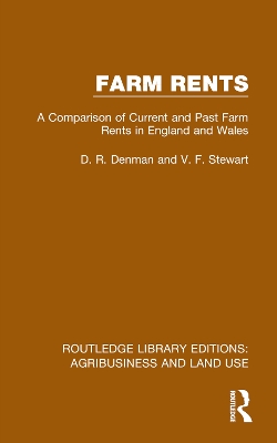 Farm Rents: A Comparison of Current and Past Farm Rents in England and Wales book