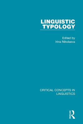 Linguistic Typology by Irina Nikolaeva