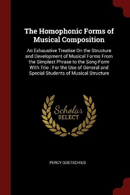 Homophonic Forms of Musical Composition book