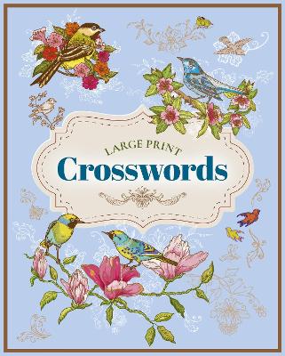 Large Print Crosswords book