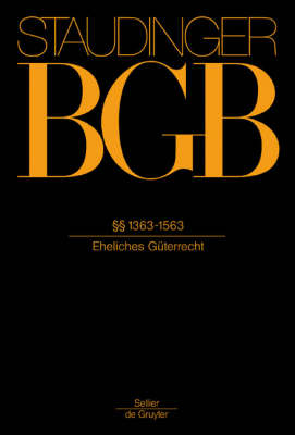 §§ 1363-1563: (Eheliches Güterrecht) book