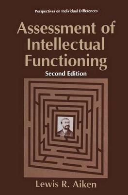 Assessment of Intellectual Functioning by Lewis R. Aiken