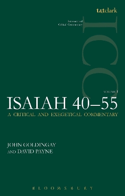 Isaiah 40-55 Vol 1 ICC book