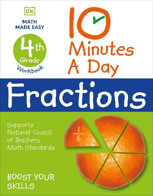 10 Minutes a Day Fractions, 4th Grade book