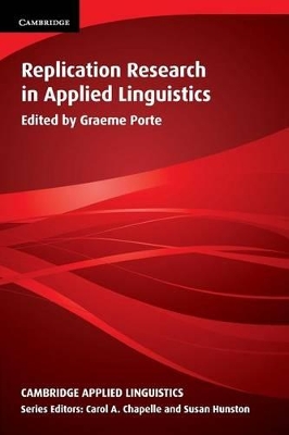 Replication Research in Applied Linguistics book