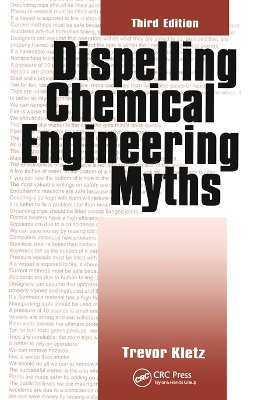 Dispelling chemical industry myths by Trevor A. Kletz