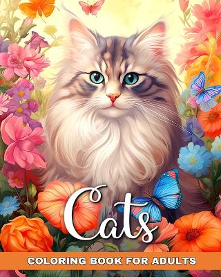 Cats Coloring Book for Adults: Cat Grayscale Coloring Pages book