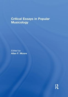 Critical Essays in Popular Musicology book