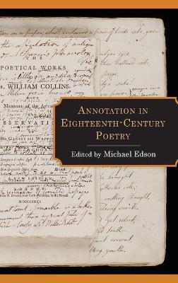 Annotation in Eighteenth-Century Poetry book