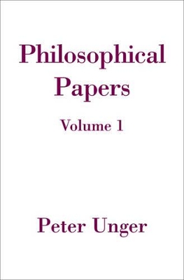 Philosophical Papers: Volume One book