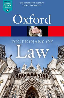 A Dictionary of Law by Jonathan Law