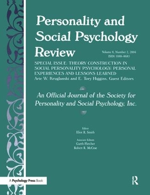 Theory Construction in Social Personality Psychology book