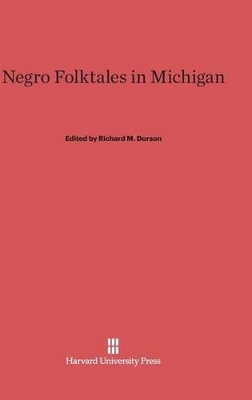 Negro Folktales in Michigan book