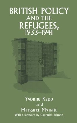 British Policy and the Refugees, 1933-1941 book