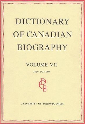 Dictionary of Canadian Biography / Dictionaire Biographique du Canada book