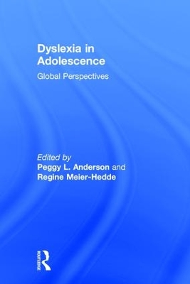 Dyslexia in Adolescence by Peggy L. Anderson