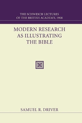 Modern Research as Illustrating the Bible book