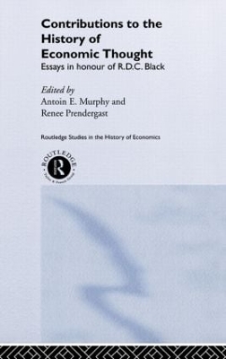 Contributions to the History of Economic Thought book