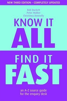 Know it All, Find it Fast book