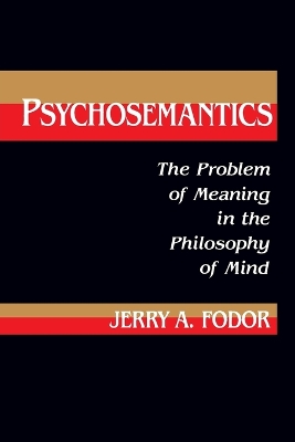 Psychosemantics book